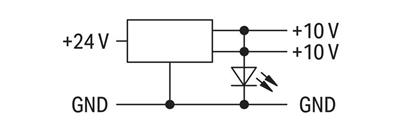 WAGO 859-802  DC/DC Konvertör 24VDC Giriş Gerilimi 10VDC Çıkış Gerilimi 0.5A Çıkış Akımı 2.50mm² Gri