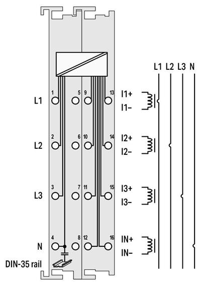 WAGO 750-495/000-001 3 Fazlı Güç Ölçümü 690 VAC 5A