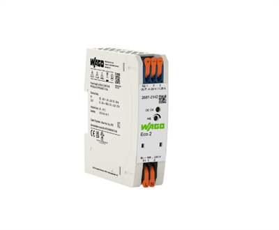 Güç kaynağı; Eco 2; 1 fazlı; 24 VDC çıkış gerilimi; 1,25 A çıkış akımı; DC-OK LED