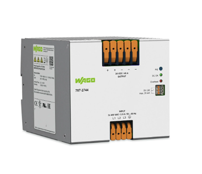 Wago 787-2744 787-2744 3 faz Giriş AC 325V 575V 24VDC/40A Standart Epsitron Güç Kaynağı