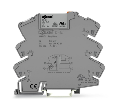 Wago 857-357 Ac/Dc 115V 3.5mA Röle Modülü
