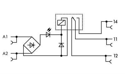 Wago 857-357 Ac/Dc 115V 3.5mA Röle Modülü