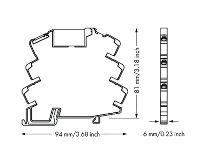 Wago 857-357 Ac/Dc 115V 3.5mA Röle Modülü
