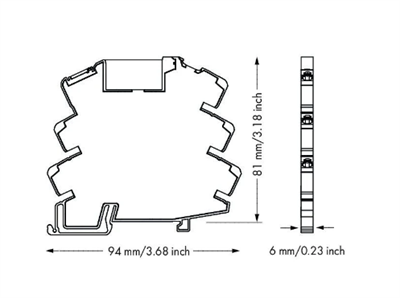 Wago 857-358 Ac/Dc 230V 3.5mA Röle Modülü