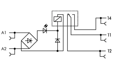 Wago 857-358 Ac/Dc 230V 3.5mA Röle Modülü