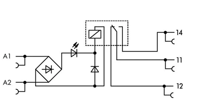 Wago 857-354 Ac/Dc 24V 8mA Röle Modülü
