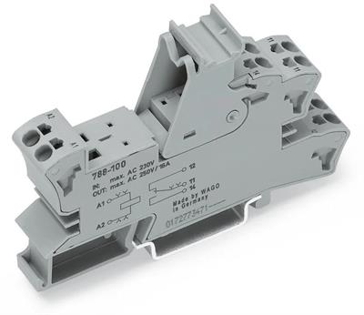Röle soketi 2 değişken kontak 15 mm temel röleler için