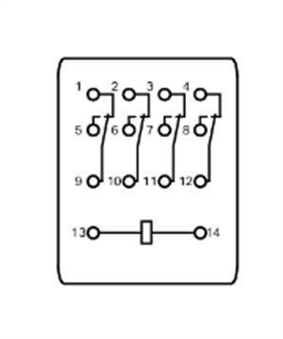 Wago-Ray Tipi 4 Kontak 5A 230 V AC Röle 858-151