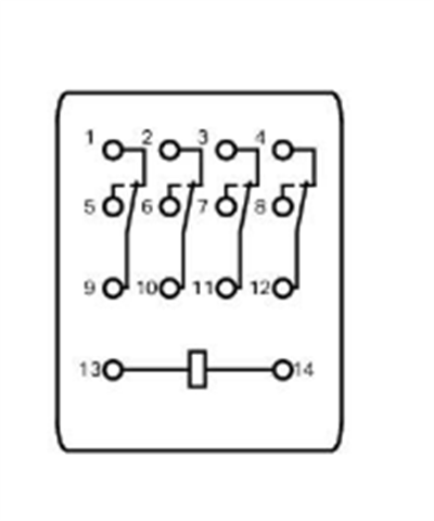 Wago 858-150 24VDC, 4x5A kontak röle