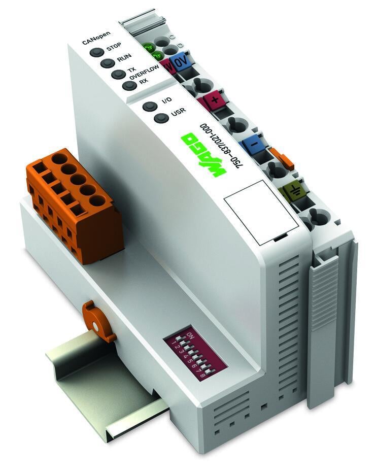 WAGO 750-837/021-000  Kontrolör CANopen 640/832 KB Program/RAM MCS