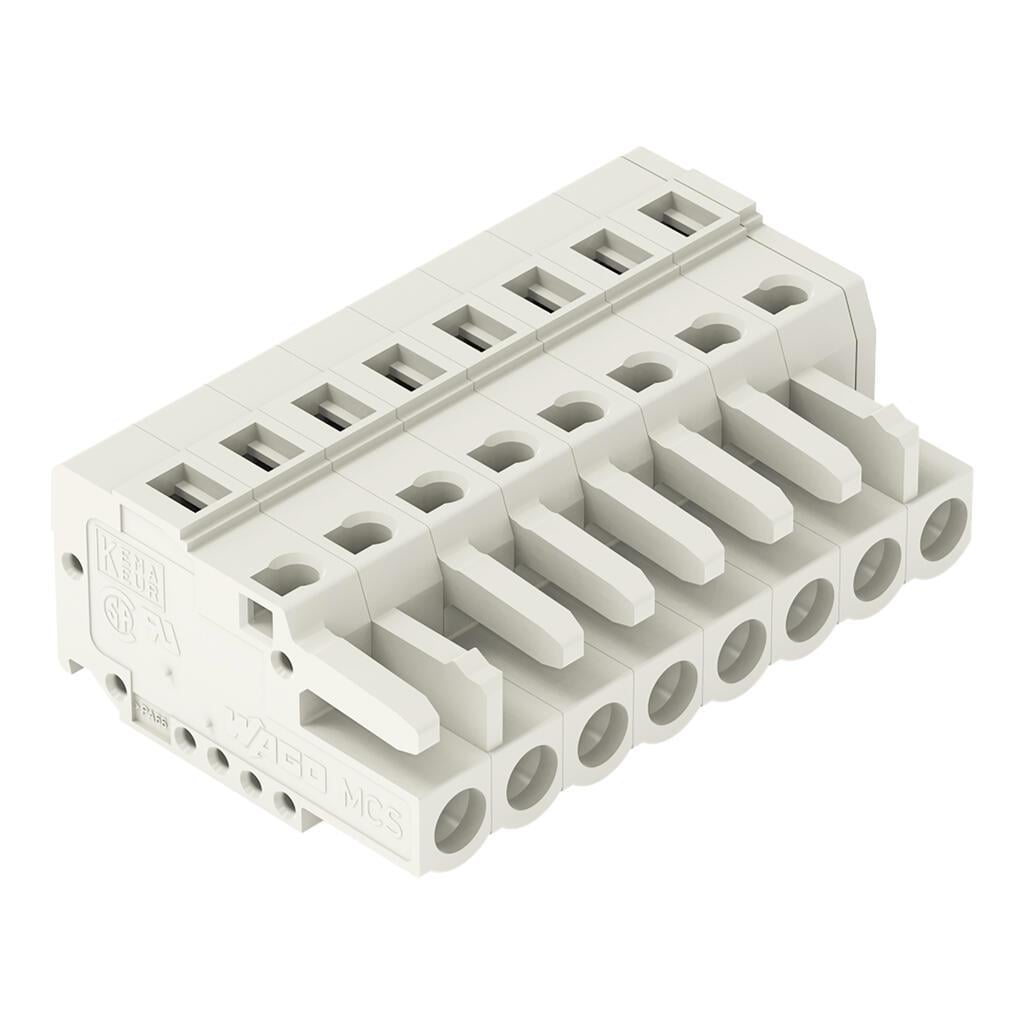 WAGO 721-104/026-000 1 İletkenli Dişi Fiş, CAGE CLAMP®; 2,5 mm²; Pin aralığı 5 mm, 8 Kutuplu, 