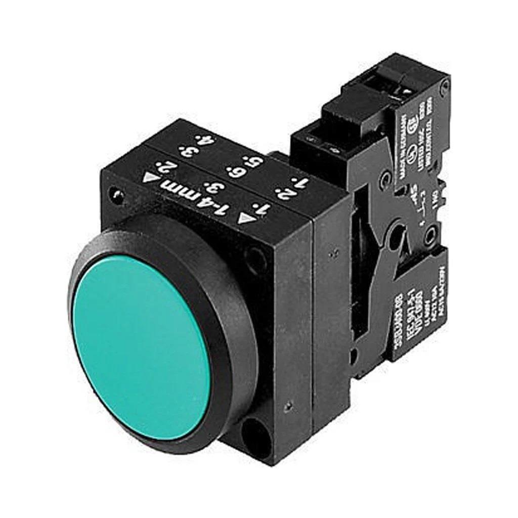 3SB3202-0AA41 1NA Plastik Yeşil Yaylı Buton