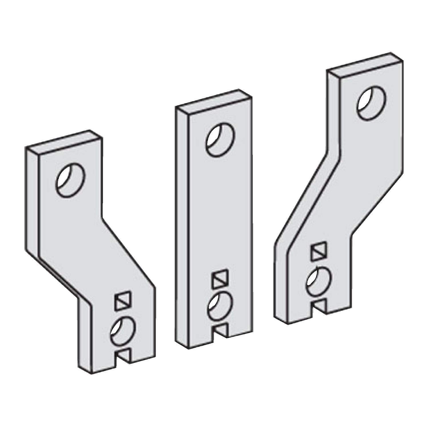 31563 45mm Aralık Ayırıcı Set Düz Bağlantı - 3 kutup - NS 100..250 için