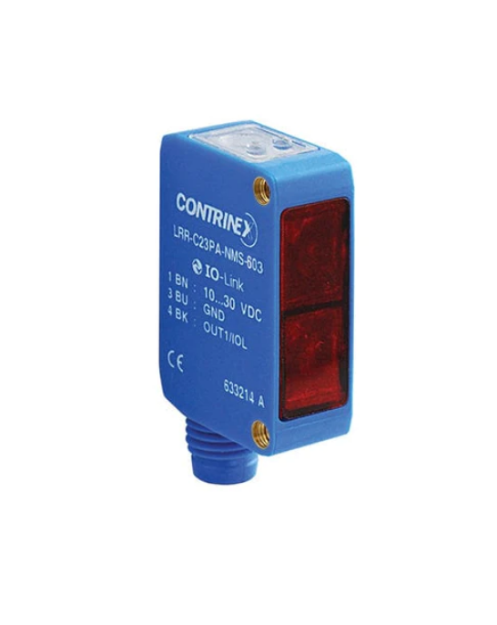 20..8000mm Algılama PNP/NO+NC Reflektörlü  ,M8 4-pin konnektörlü