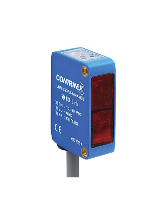 20..8000 MM PNP LIGHT/DARK ON REFLEX IO LINK  (20x30mm) 2mt. Kablolu Plastik gövde