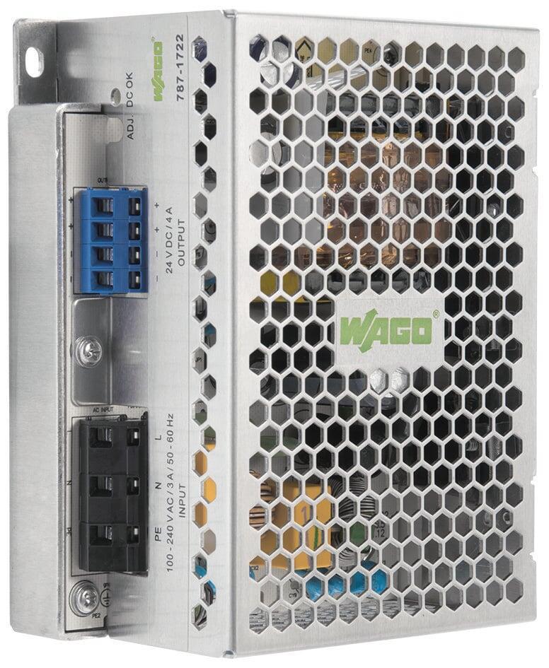 WAGO 787-1722 Anahtarlamalı Mod Güç Kaynağı Eco 1 Fazlı 24VDC Çıkış Gerilimi 5A Çıkış Akımı DC-OK LED