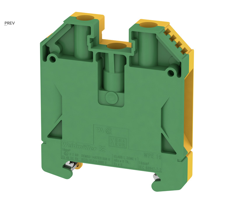 1010400000 WPE 16 Topraklama Klemens 1000V