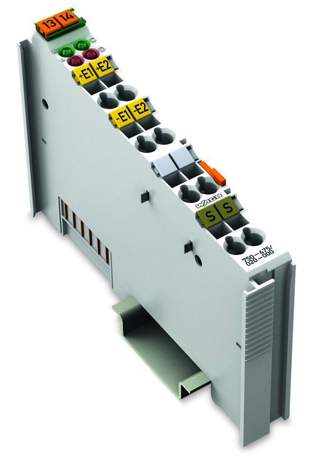 WAGO 750-475/020-000 2 Kanallı Analog Giriş 0 - 5A AC/DC Diferansiyel Giriş