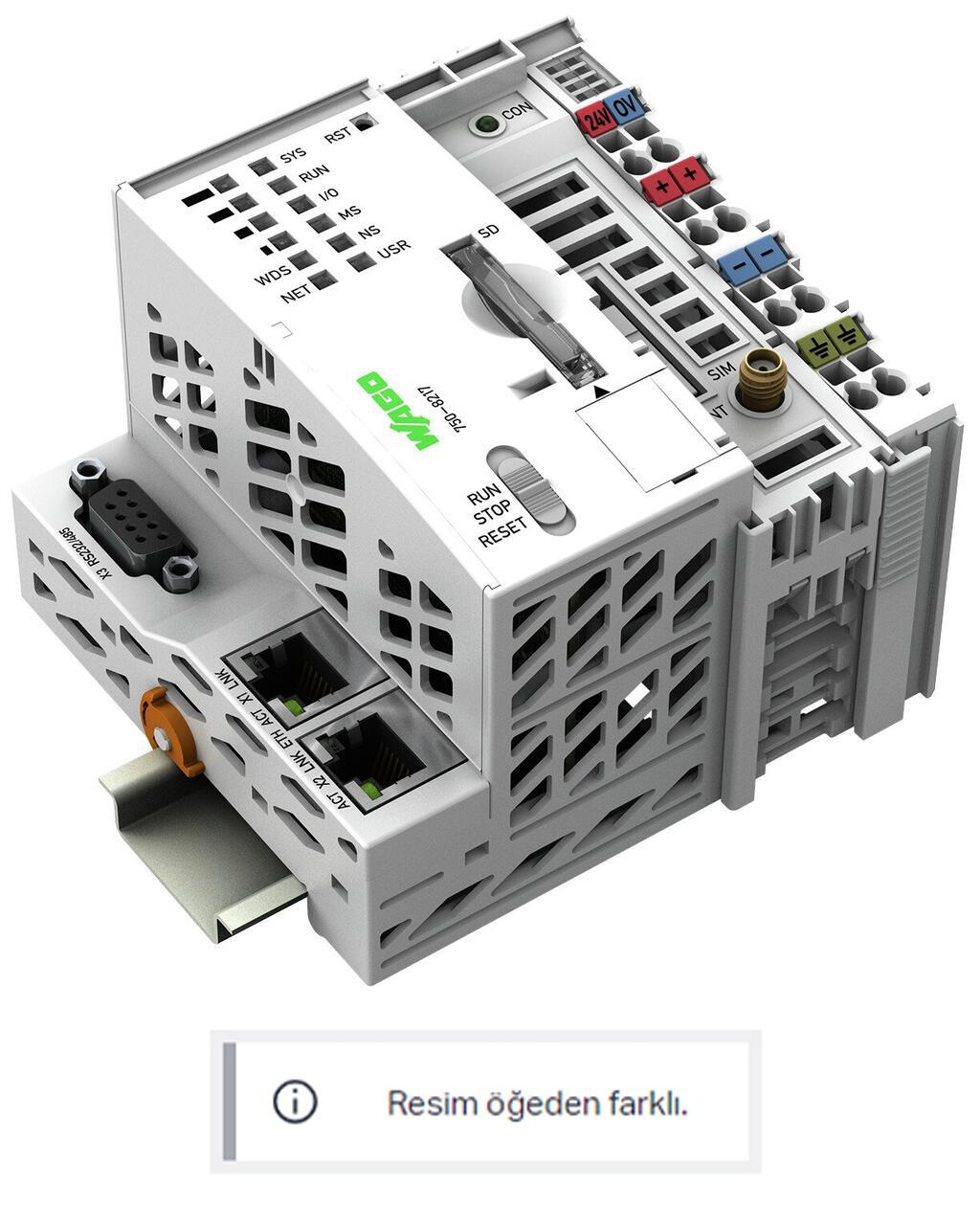 WAGO 750-8217/025-000  Kontrolör PFC200 2.Nesil 2xETHERNET RS-232/-485 Mobil Radyo Modülü 4G EU versiyonu Geniş Sıcaklık