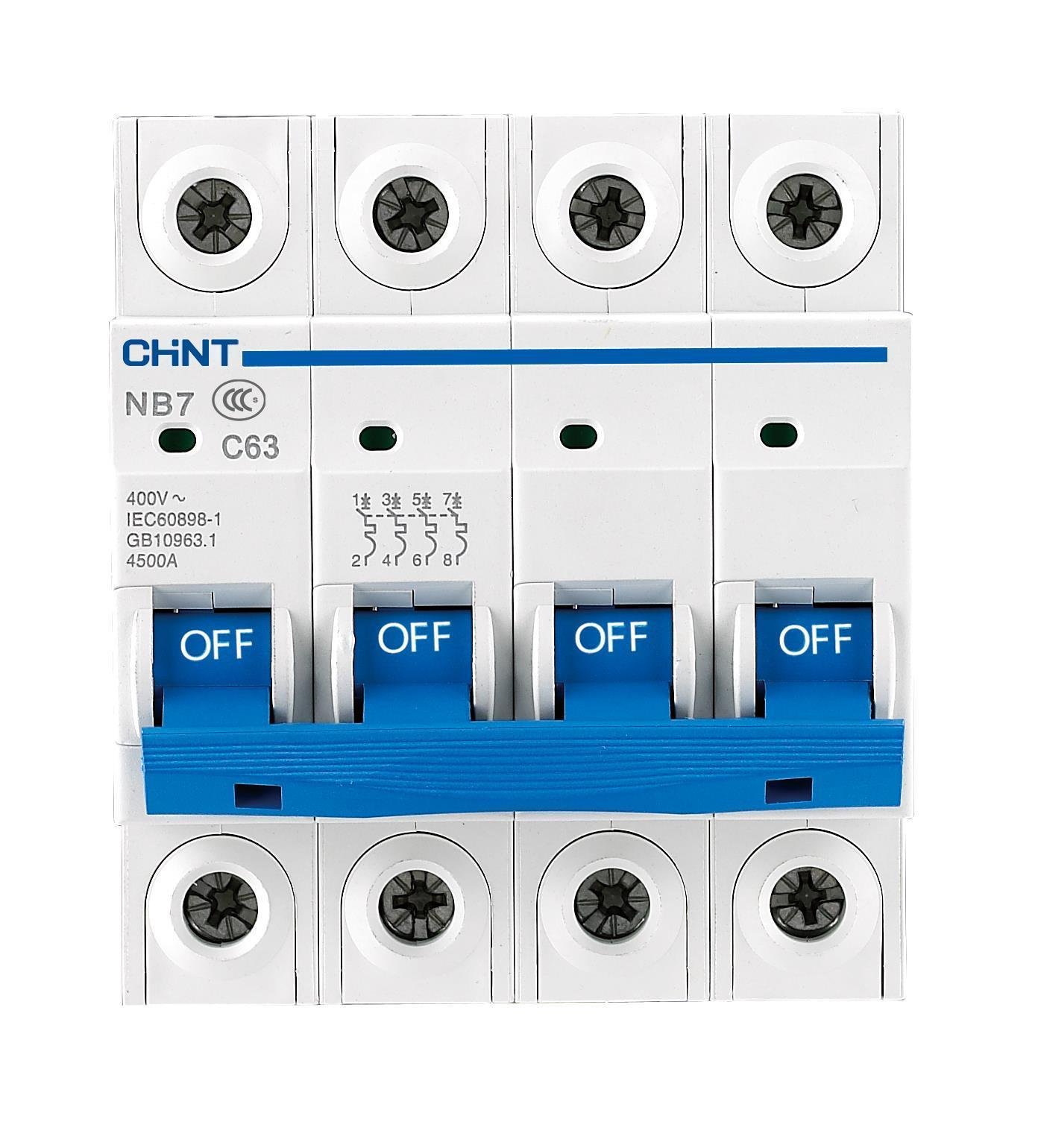192286 NB7 / 4 KUTUP 6kA B / 32A OTOMATİK SİGORTA