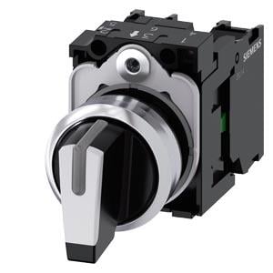 3SU1150-2BL60  1NA 0 1-0-2 Pozisyonlu Işıklandırılabililir Kalıcı Mandal Buton 1NO