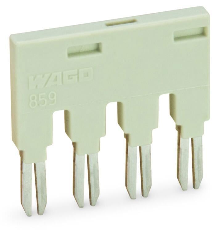 WAGO 859-404/000-029   Köprü - Köprü Yuvası İçin 4 Yollu Yalıtımlı Sarı