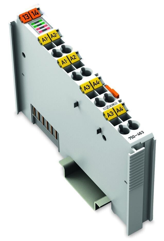 WAGO 750-463 4 Kanallı Analog Giriş Pt1000/RTD Direnç Sensörleri İçin Ayarlanabilir