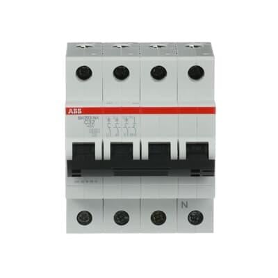 2CDS213103R0324 SH203-C32NA 4X32A 6KA C Otomat 3P+N