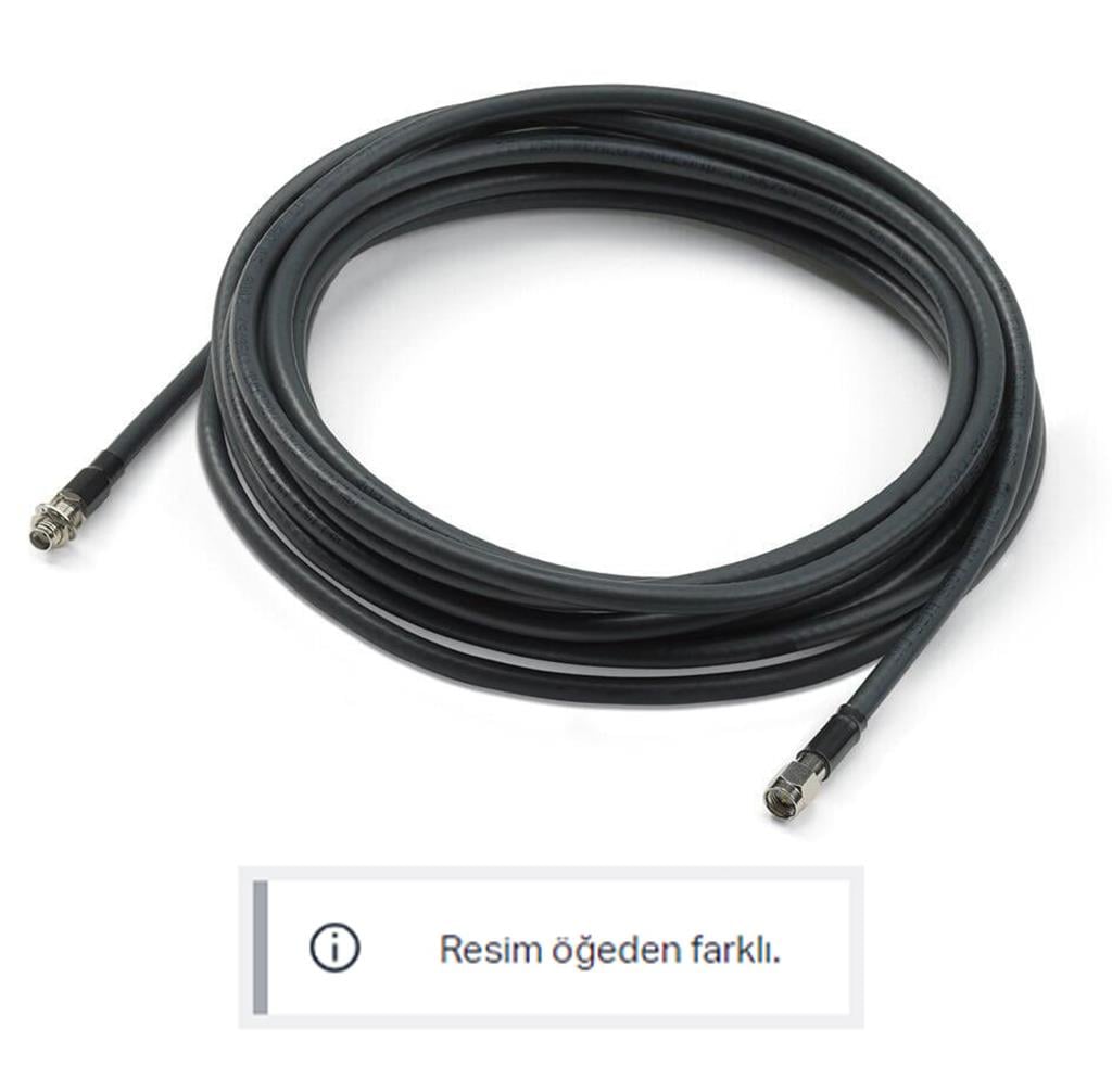 WAGO 758-970/000-500  SMA Soket ve SMA Fişli Bağlantı Kablosu Kablo Uzunluğu 5m Kablo Tipi H155 GSM/ UMTS/ LTE/ Bluetooth®/ WLAN