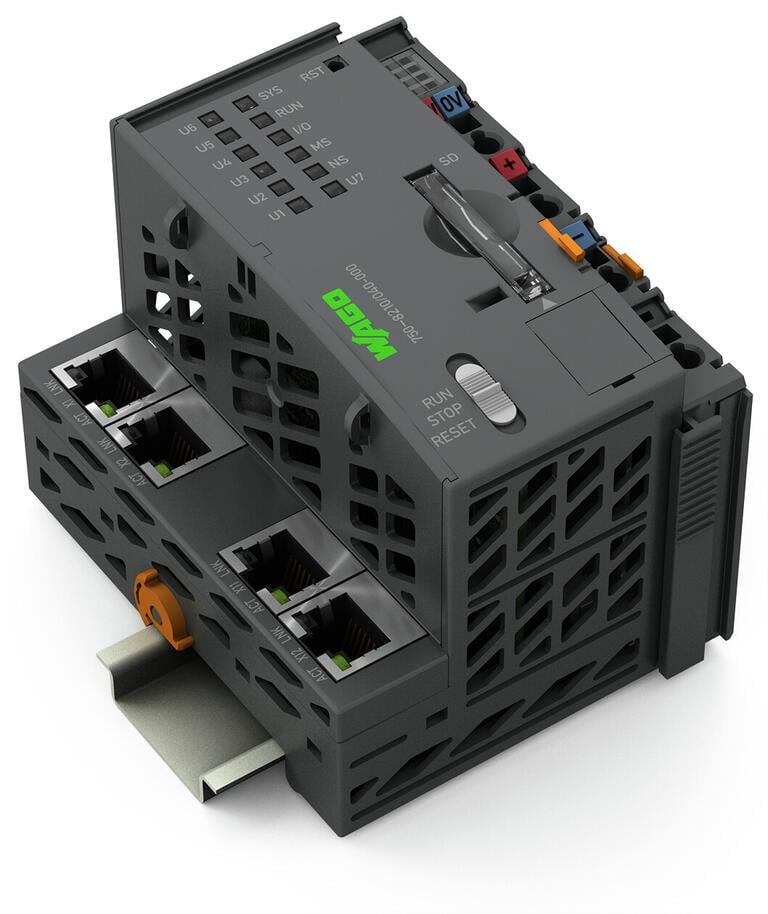 WAGO 750-8210/040-000  Kontrolör PFC200 2.Nesil 4xETHERNET Aşırı