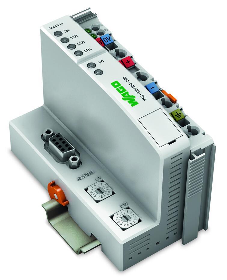 WAGO 750-316/300-000   Fieldbus Kuplörü MODBUS RS-232 115,2 kBd