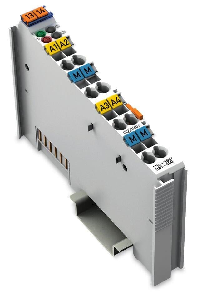 WAGO 750-559/025-000   4 Kanallı Analog Çıkış 0 - 10 VDC Geniş Sıcaklık