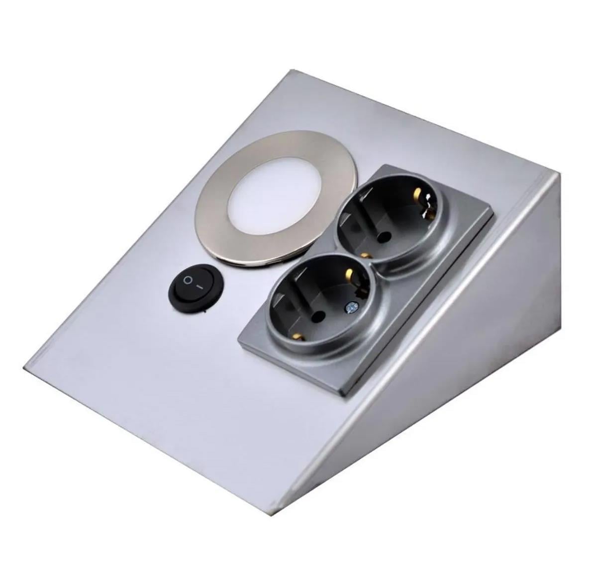 CT 5110G ÇİFT PRİZLİ TEZGAH AYDINLATMA