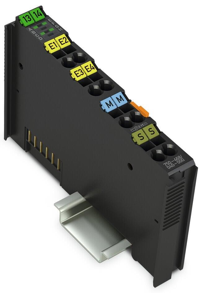 WAGO 750-468/040-000  4 Kanallı Analog Giriş 0 - 10 VDC Tek Uçlu Aşırı