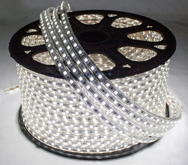 CT-4549 ÜÇ ÇİP ŞERİT LED 220V DIŞ MEKAN BEYAZ (100mt)