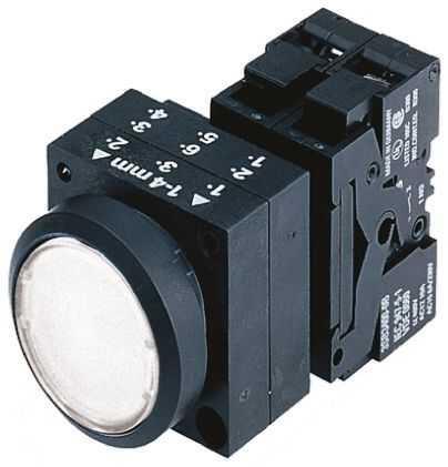 3SB3245-0AA71 1NA Plastik Renksiz Işıklı Buton 24VAC/DC