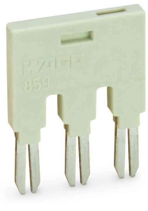 WAGO 859-403  Köprü - Köprü Yuvası İçin 3 Yollu Yalıtımlı Açık Gri