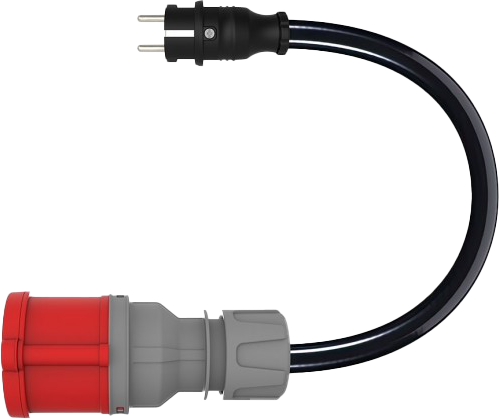 Cee Norm Adaptör 3x2,5 Ttr 1/16A Fiş - 5/16A Priz (30cm Kablolu)