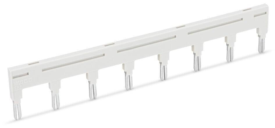 WAGO 788-117    Köprü - Köprü Yuvası İçin 8 yollu Yalıtımlı Açık Gri