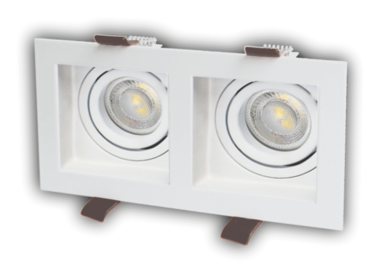 CT 5237 PARS 2 Lİ BEYAZ KASA MODERN DEKORATİF SPOT