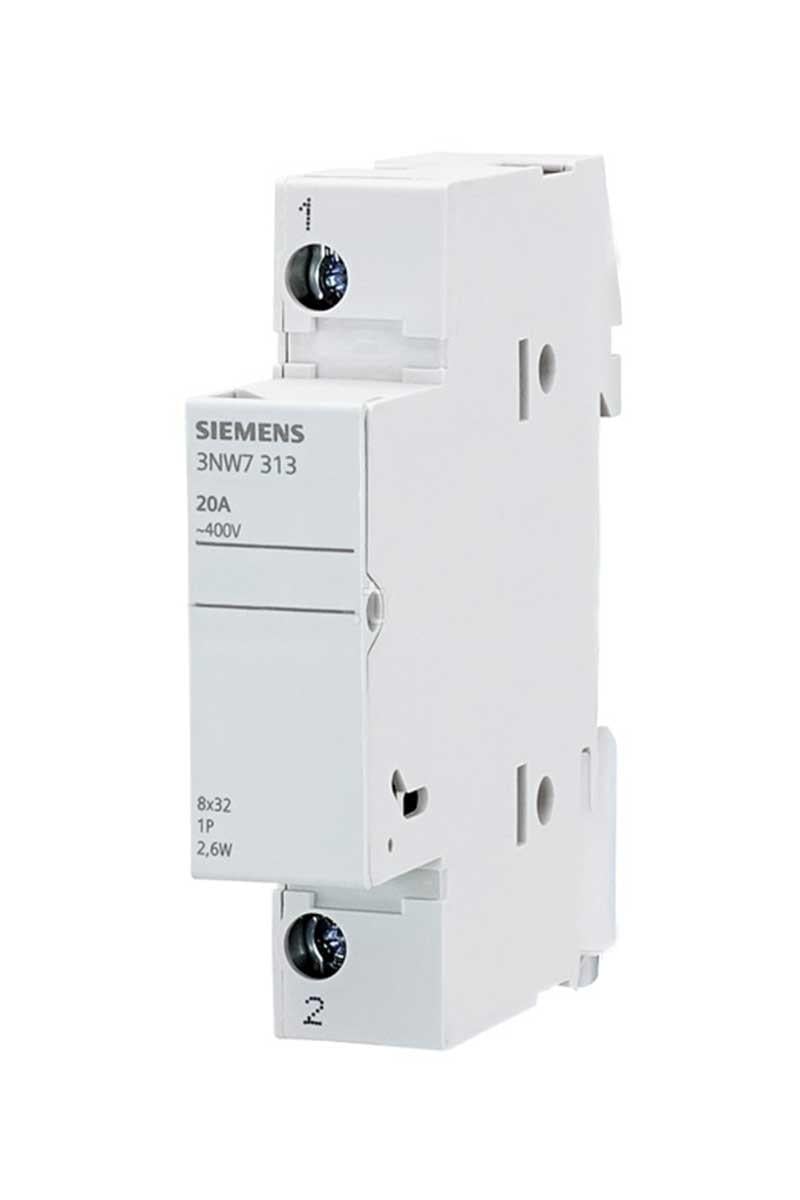 3NW7313 20A 1P Silindirik (Kartuş) SİGORTA Yuvası Ölçü 8X32