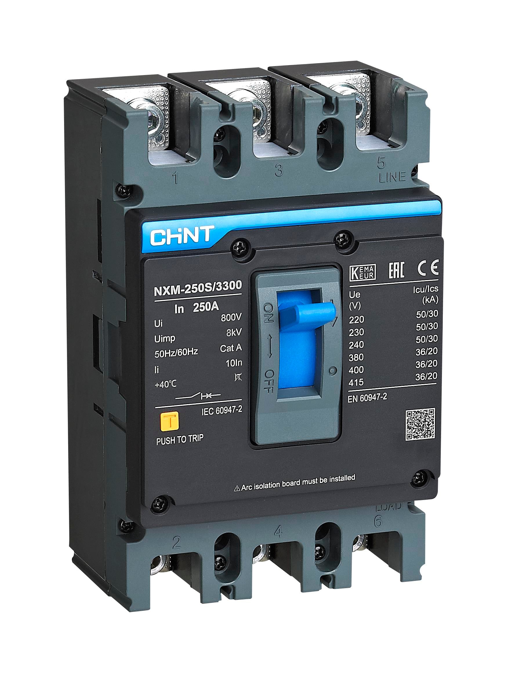 131367 NXM-250S/3300 200A 36kA TERMİK MANYETİK SABİT KOMPAKT ŞALTER