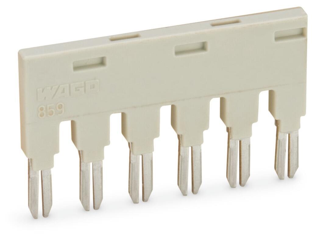 WAGO 859-406/000-006   Köprü - Köprü Yuvası İçin 6 Yollu Yalıtımlı Mavi