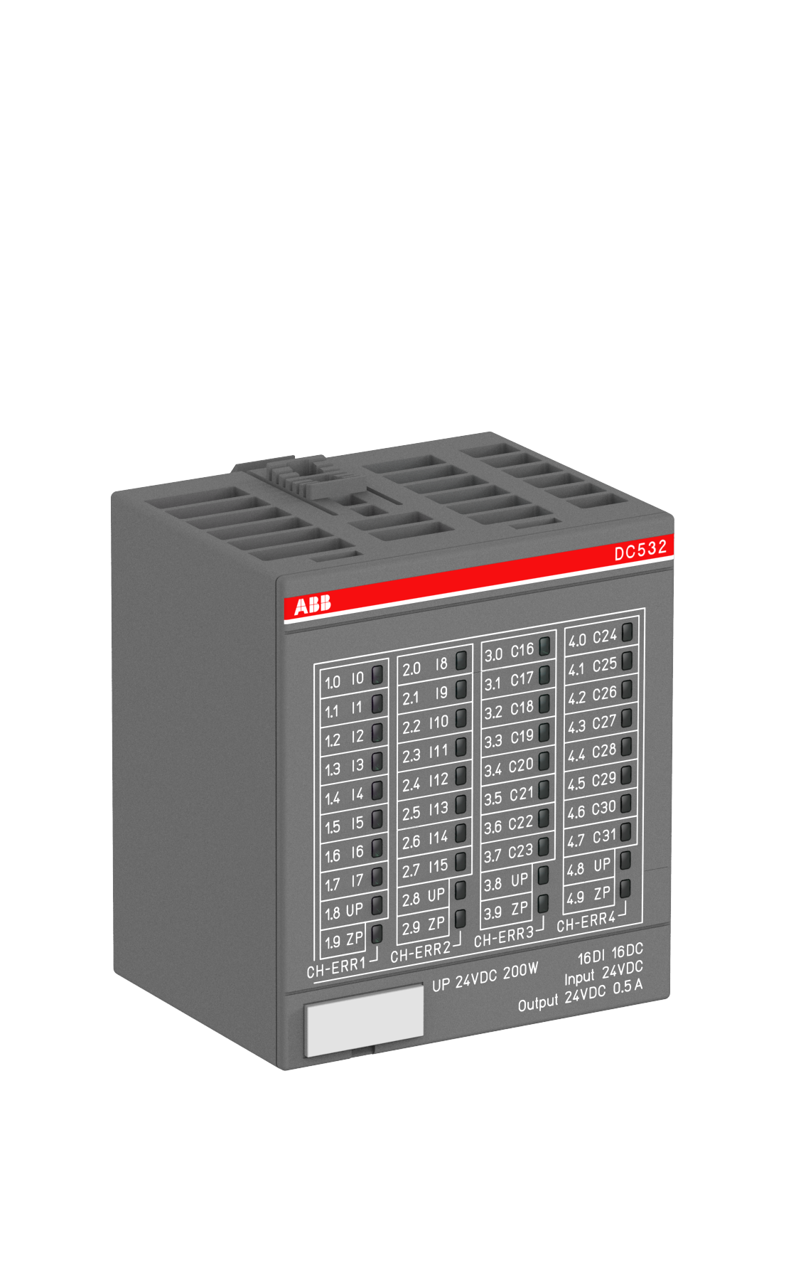DİJİTAL GİRİŞ/ÇIKIŞ MODÜLÜ 16 DI / 24VDC 16 YAPILANDIRILABİLİR DI/DO 24VDC 0.5A (DC532)
