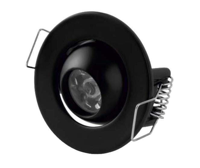 CT 5268G SİYAH YILDIZ SPOT 1.5W 3200K LED GÜN IŞIĞI SİYAH KASA