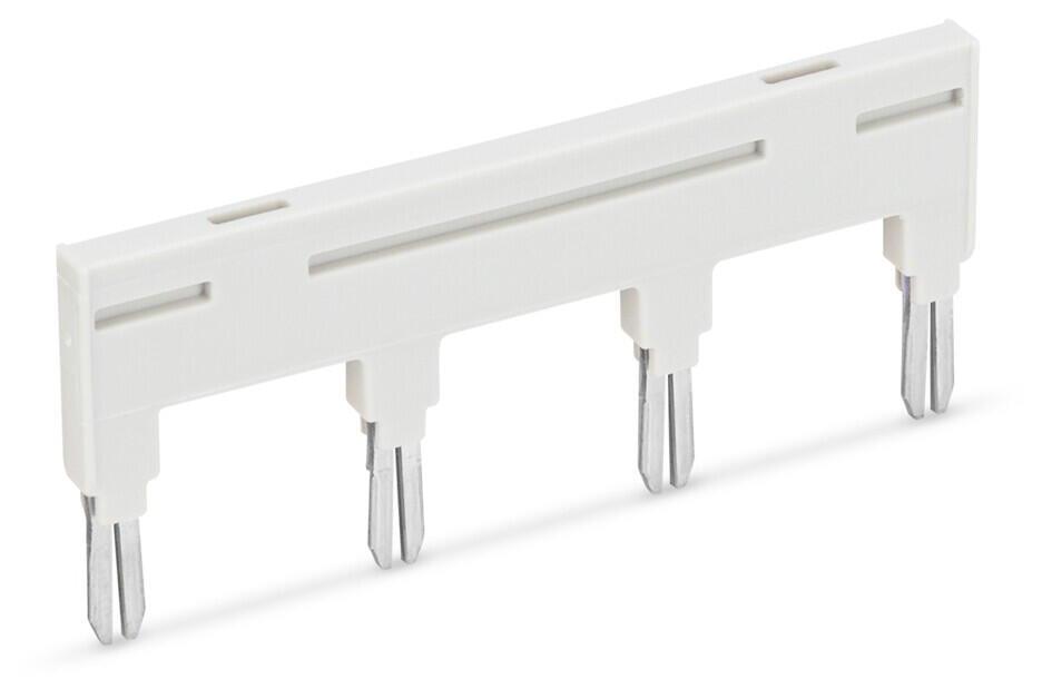 WAGO 788-115   Köprü - Köprü Yuvası İçin 4 Yollu Yalıtımlı Açık Gri