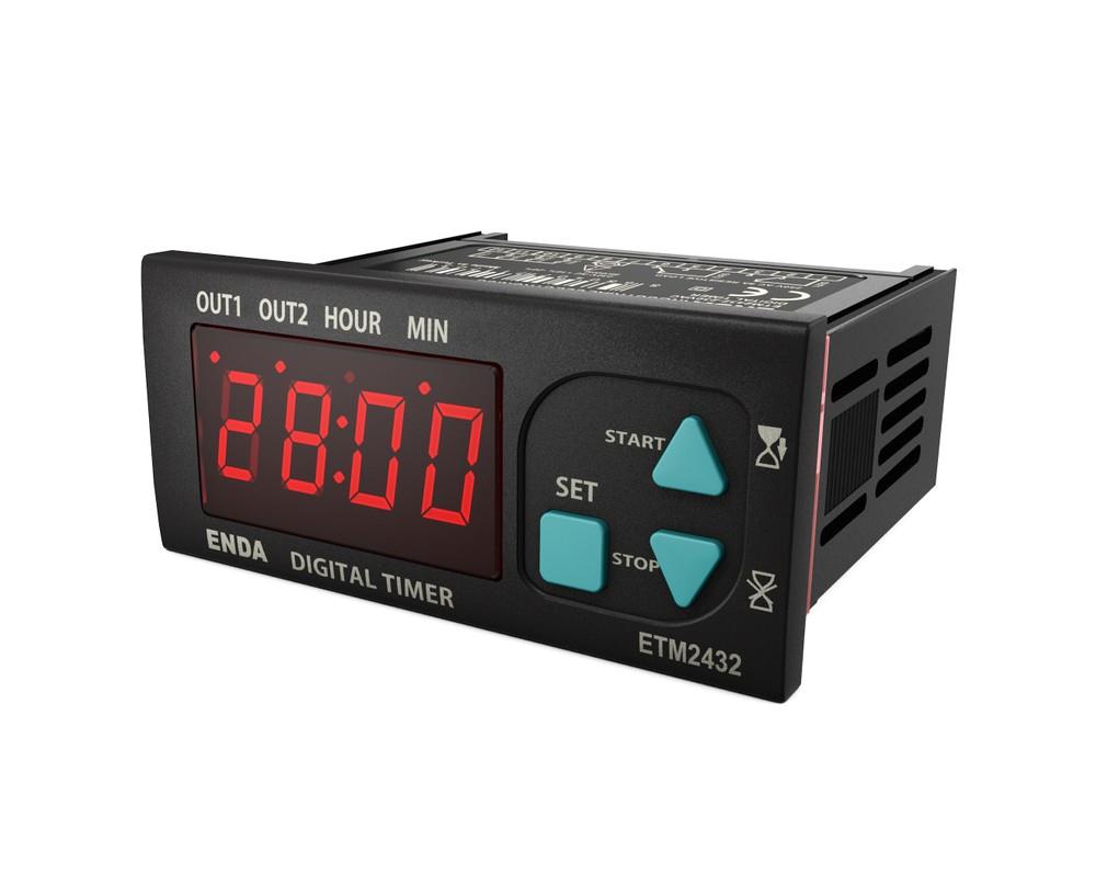 ENDA ETM2432-LV Dijital Zaman Rölesi 77x35mm 10-30V DC / 8-24V AC