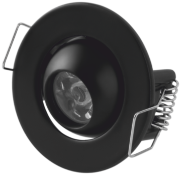 CT 5268B-SİYAH YILDIZ SPOT 1.5W 6400K LED SİYAH KASA