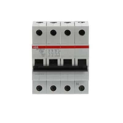 2CDS213103R0504 SH203-C50NA 4X50A 6KA C Otomat 3P+N