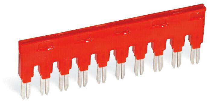 WAGO 859-410/000-005   Köprü - Köprü Yuvası İçin 10 Yollu Yalıtımlı Kırmızı